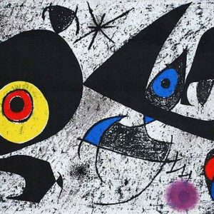 Book Homage to Joan Miro 1972 XXe siecle, 1 Original Lithographs