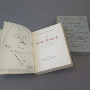 1952 Book Picasso Le Pere Goriot Original Lithograph