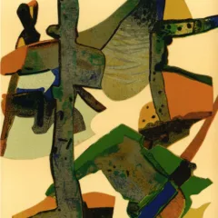 1975 Maurice Esteve Original Lithograph Roussadou, XX Siecle