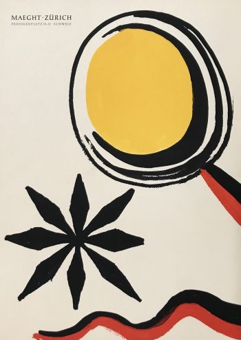 Alexander Calder Zurich 2 Original lithograph 1973
