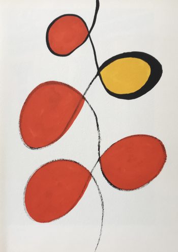 Alexander Calder Zurich 3 Original lithograph 1973