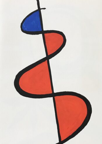 Alexander Calder Zurich 4 Original lithograph 1973