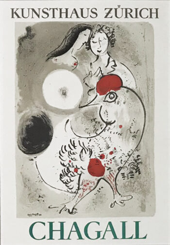 Chagall posters from art in posters printed by mourlot