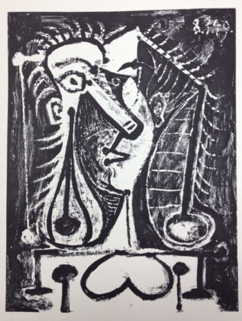 1959 Picasso lithograph Composite Figure