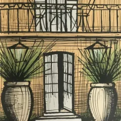1987 Bernard Buffet Original Lithograph V2-2