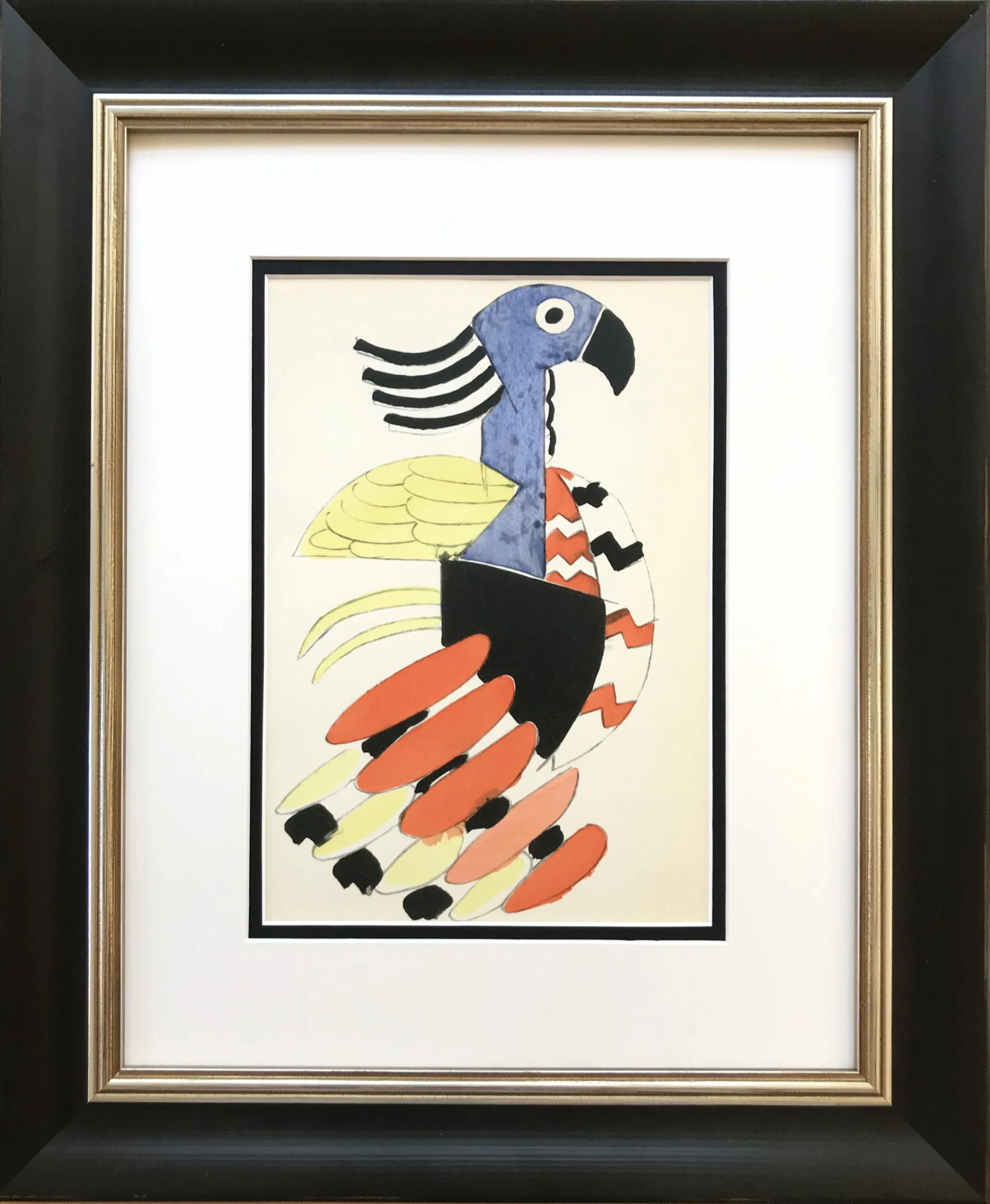 Framed Lithograph Parade Costume de Picasso