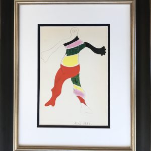 Framed Miro Lithograph Jeu d'Enfant 1954