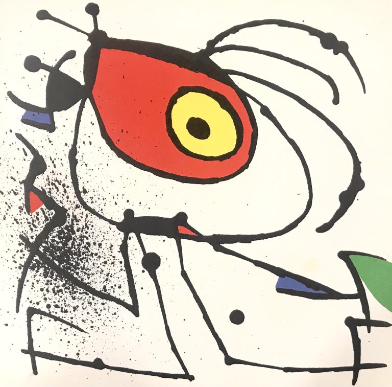 1973 Joan Miro Original Lithograph Scultures de Miro