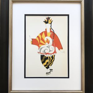 Framed Lithograph Parade Costume de Picasso
