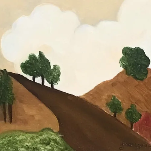 Grace Absi La Cabana Oil Painting on Canvas 2003