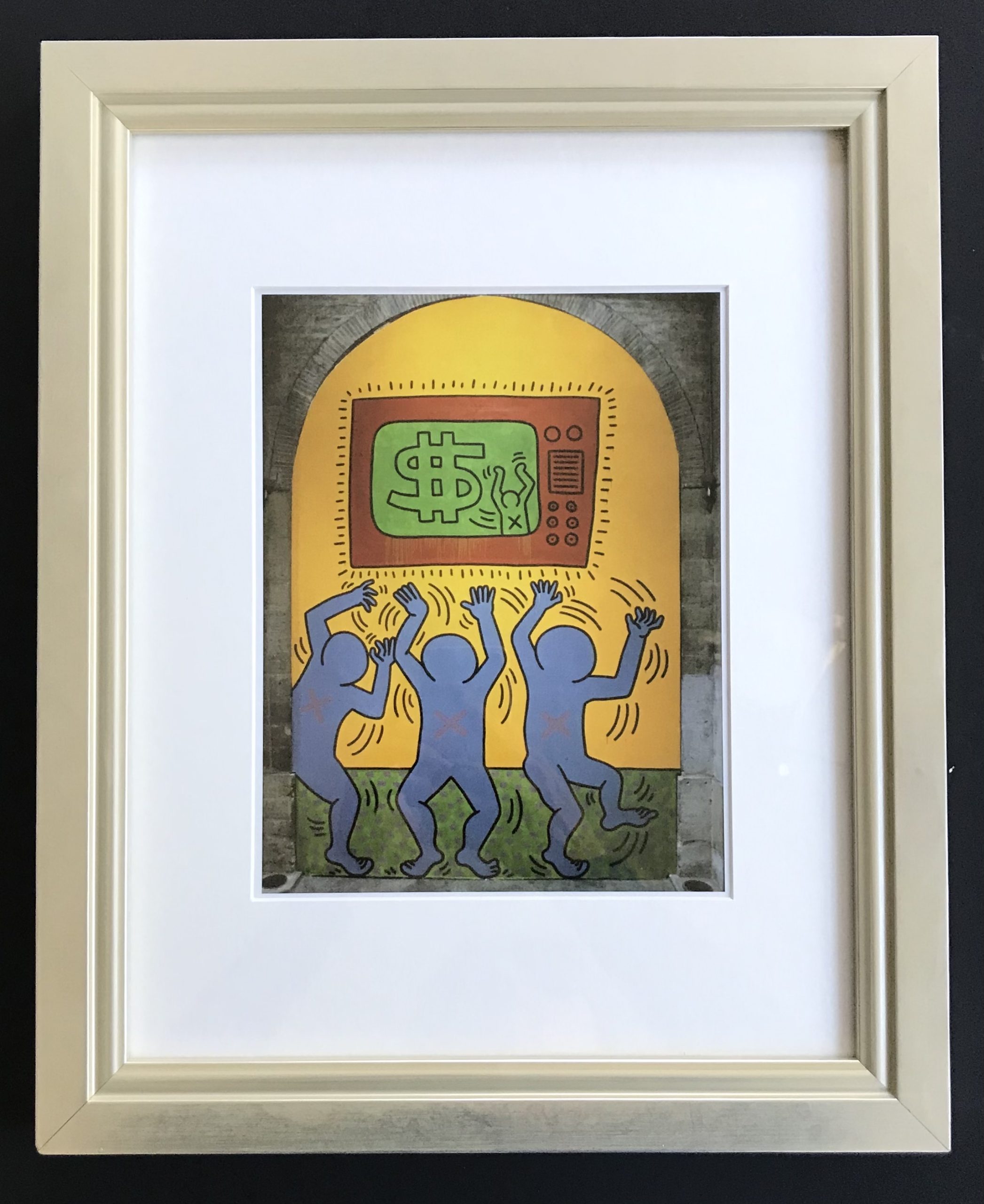 Keith Haring Framed print 2-1 2008