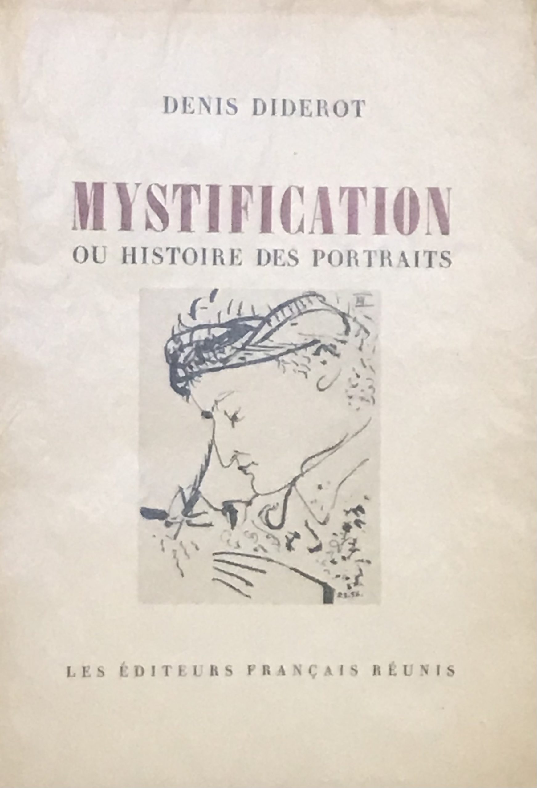 1954 Book Mystification or History of portraits 4 Lithographs by Picasso