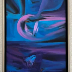 Alberto Schiuma Burbuja Original Oil Painting on Canvas