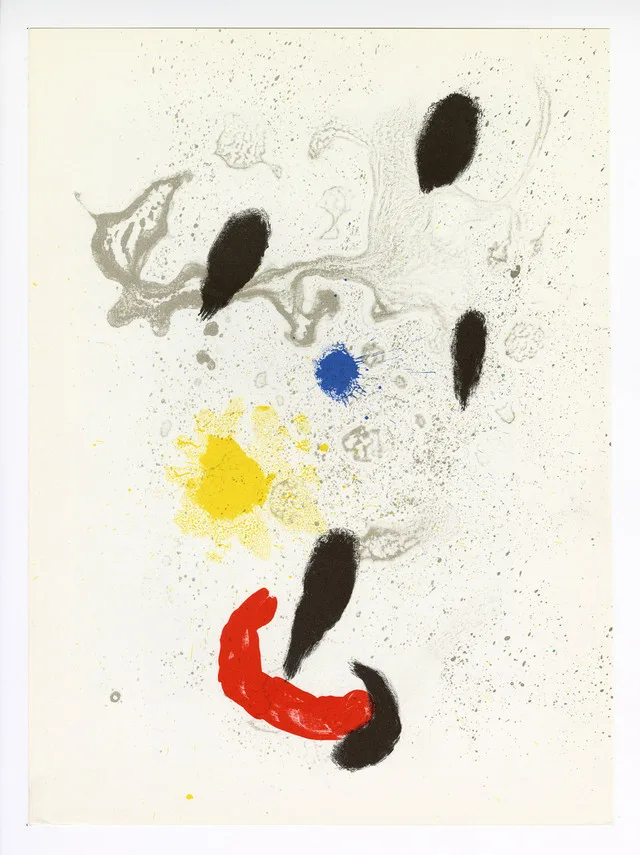 Miro Original Lithograph DM04139 Derriere le Miroir 1963