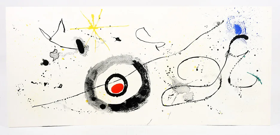 Miro Original Lithograph DM05139T Derriere le Miroir 1963 Triple page