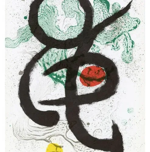 Miro Original Lithograph DM06139 Derriere le Miroir 1963