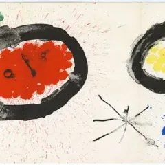 Miro Original Lithograph DM06128T Derriere le Miroir 1961
