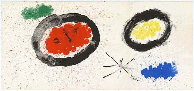 Miro Original Lithograph DM06128T Derriere le Miroir 1961