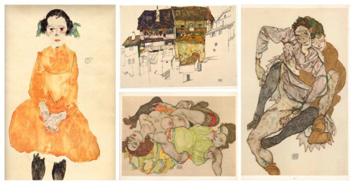 Egon Schiele lithographs collection