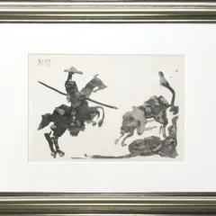 Picasso Toros Y Toreros framed S1 dated 3/4/59