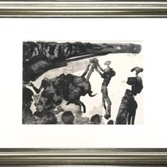 Picasso Toros Y Toreros 1961 framed S4 dated 3/4/59