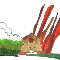 Grace Absi Colored drawing Gorilla