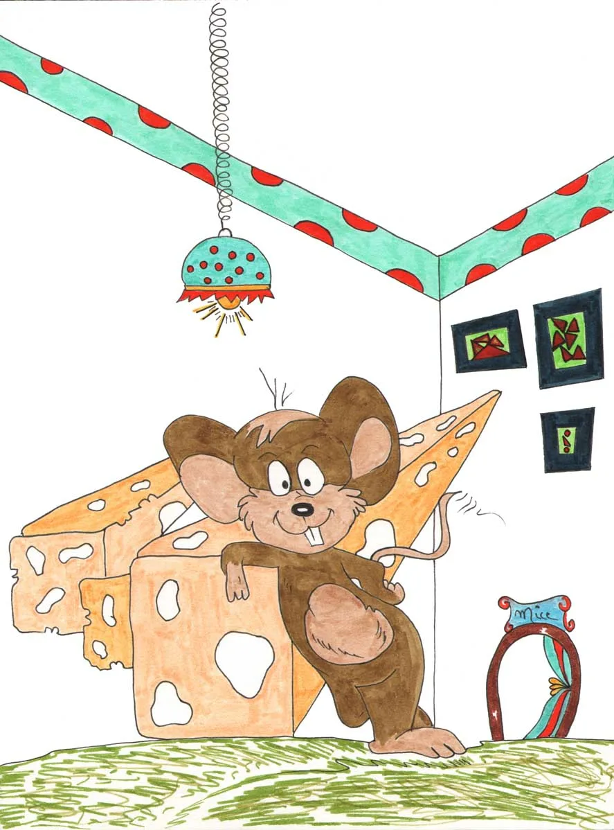 Grace Absi Colored drawing Mice