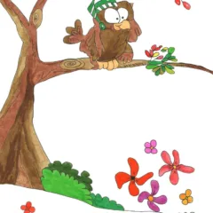 Grace Absi Colored Drawing The Owl