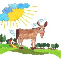 Grace Absi Colored Drawing Dunkey