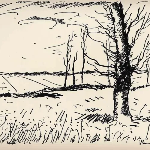 Maurice de Vlaminck Original Lithograph signed The Valley of the Avre