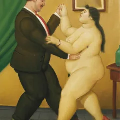 Fernando Botero (after) Santa Dancers 1983