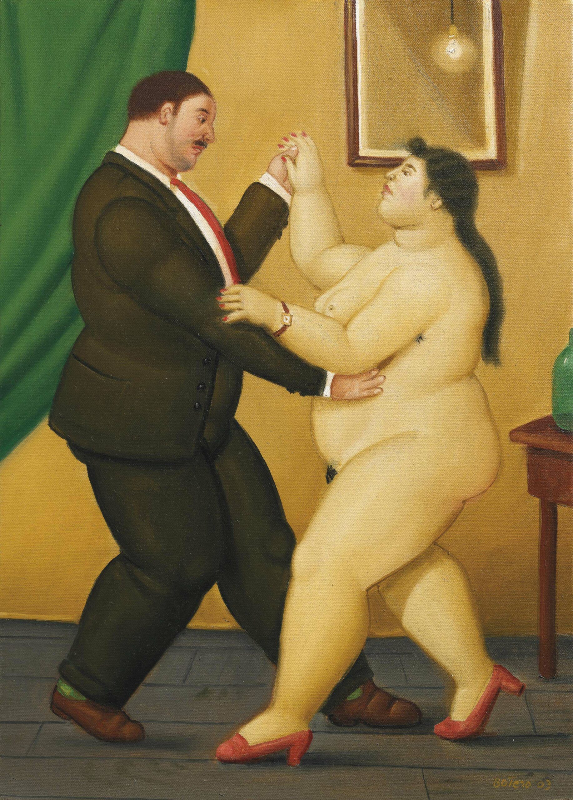 Fernando Botero (after) Santa Dancers 1983