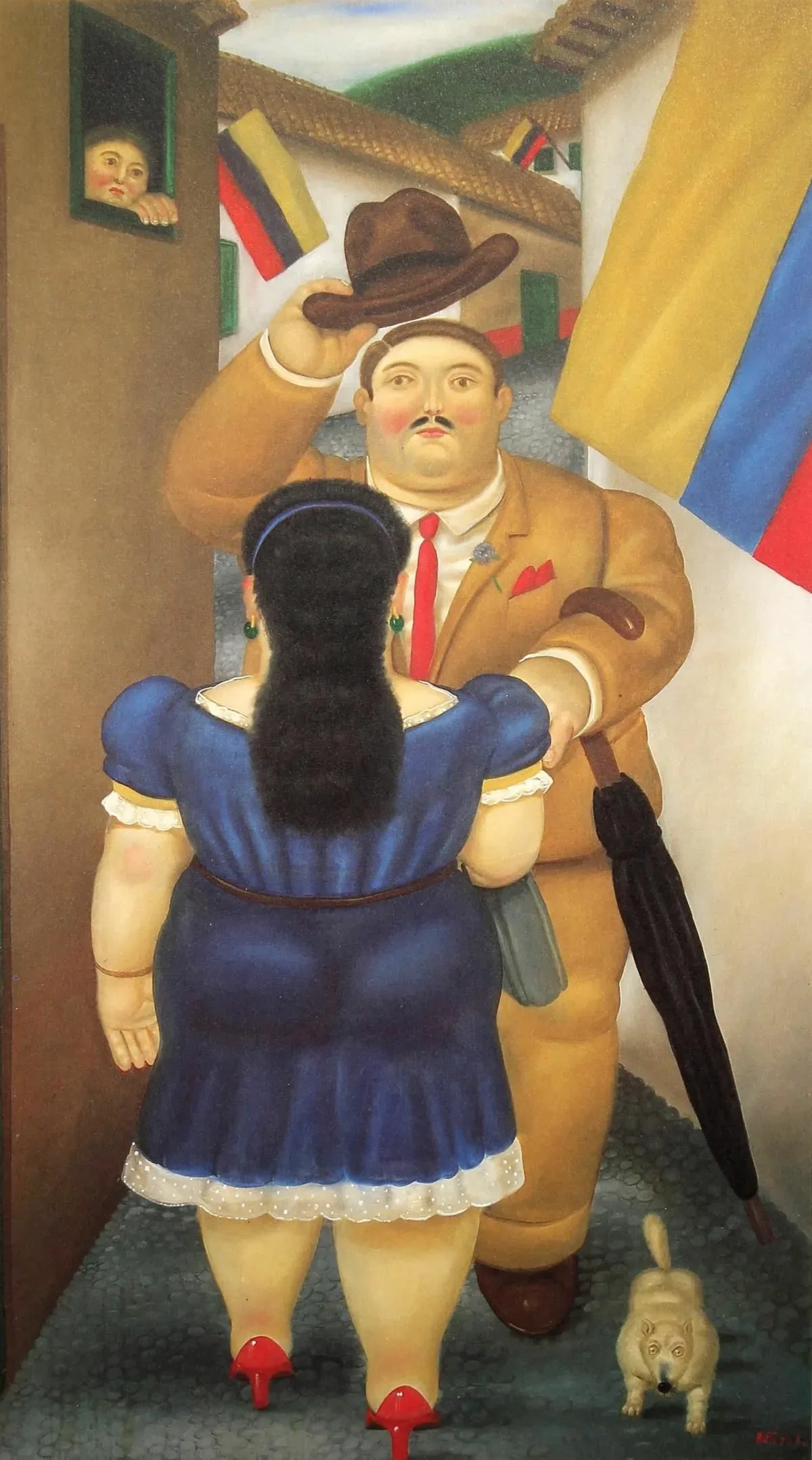 Fernando Botero (after) The National Holiday 1983