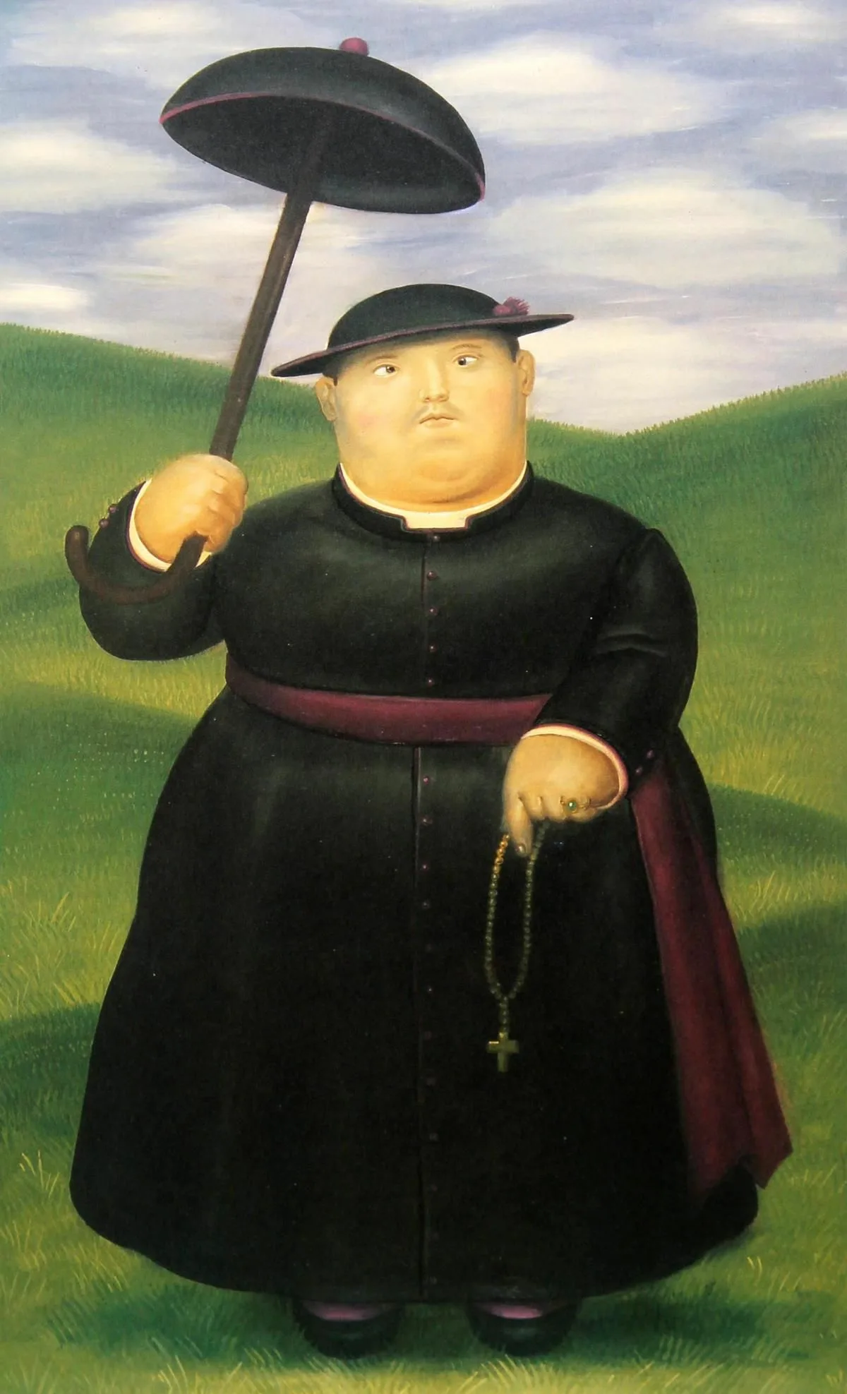 Fernando Botero (after) Walk in the hills 1983