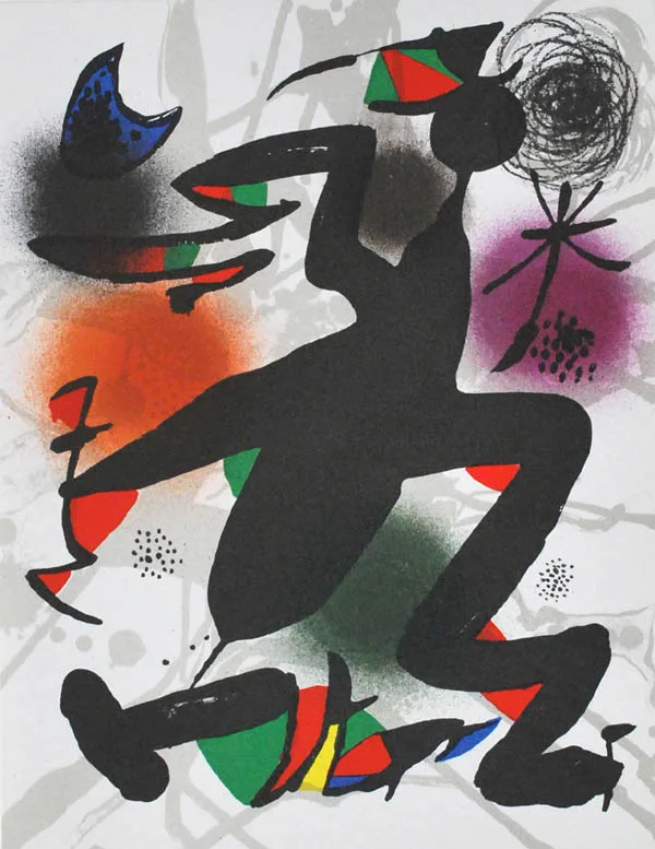 Artist: Joan Miro Country: Spain Title: Untitled V3-4 Medium: Original Lithograph Marks: Not signed not numbered Size: Velum paper 12.5 x 9.5 inch Printed: 1977 by Mourlot France Provenance: Catalogue Raisonne Miro Vol 3 Condition: Fine Certificate of Authenticity is Included