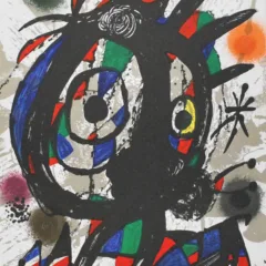 Joan Miro Original Lithograph V3-6 Mourlot 1977