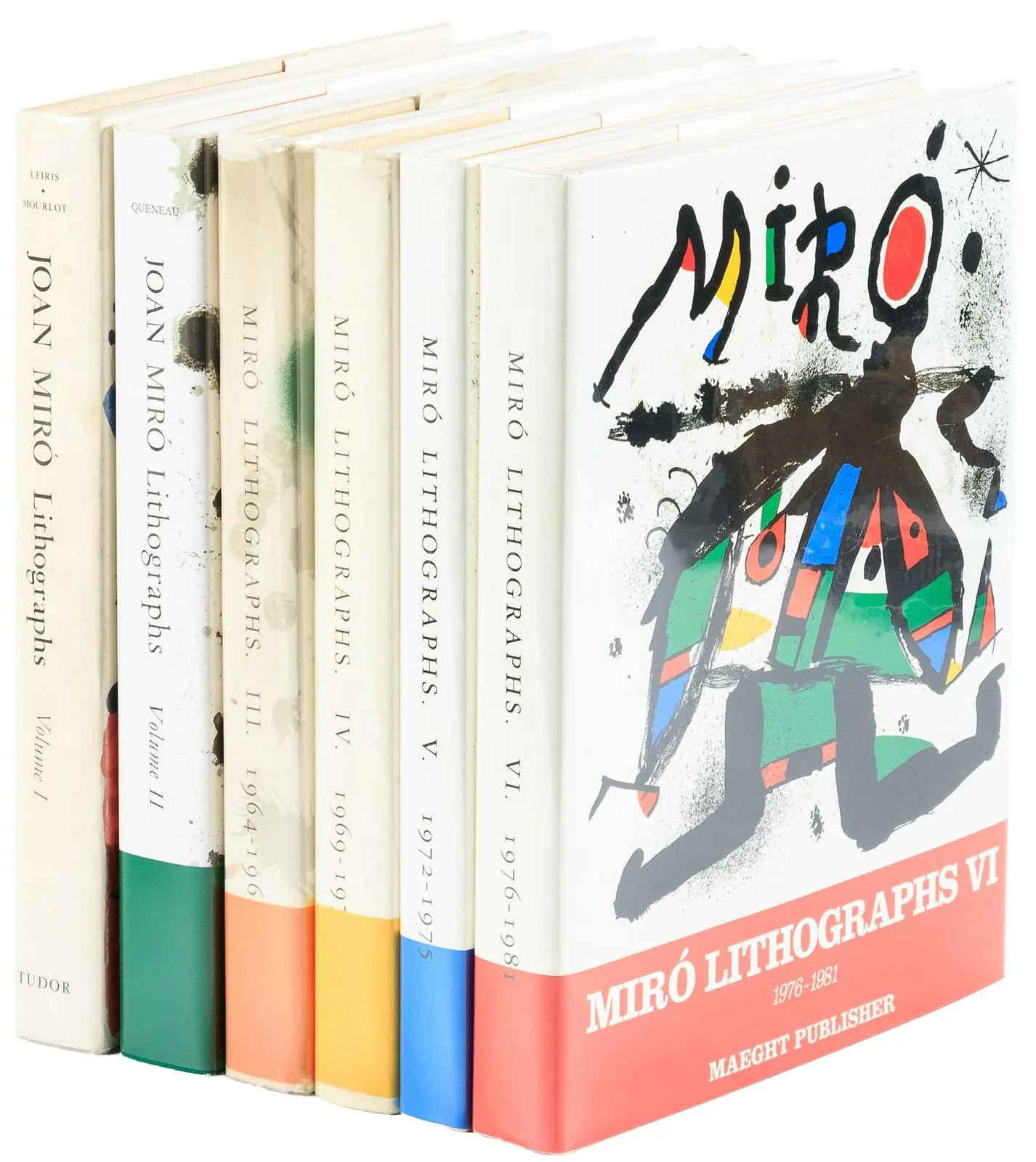 Miró Lithographs 6 Volumes 1930 -1981 English text