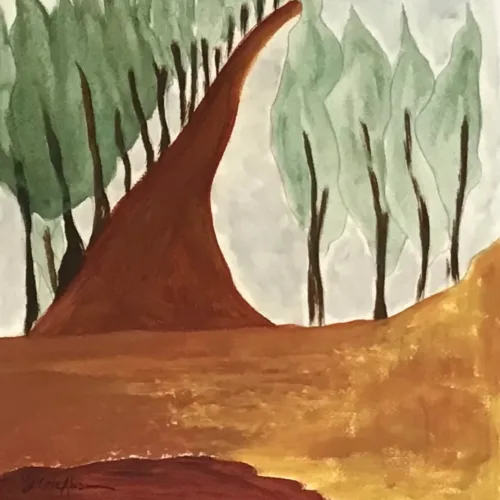 Absi Grace Endless Road  Oil Painting on Paper