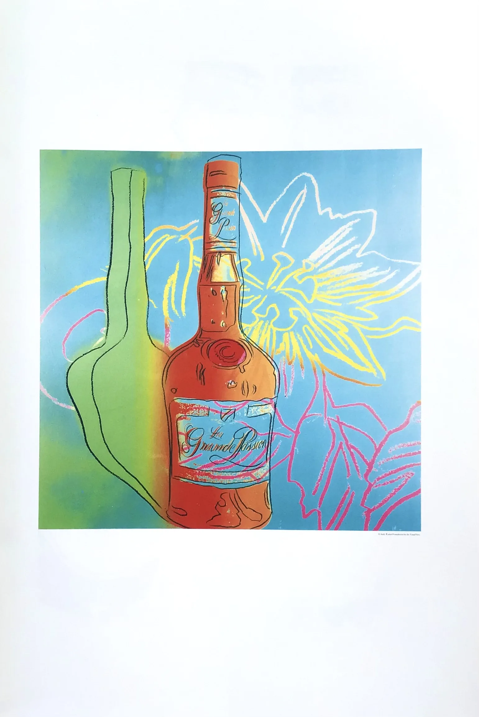 1999 Andy Warhol print Pop Art La Grande Passion 17