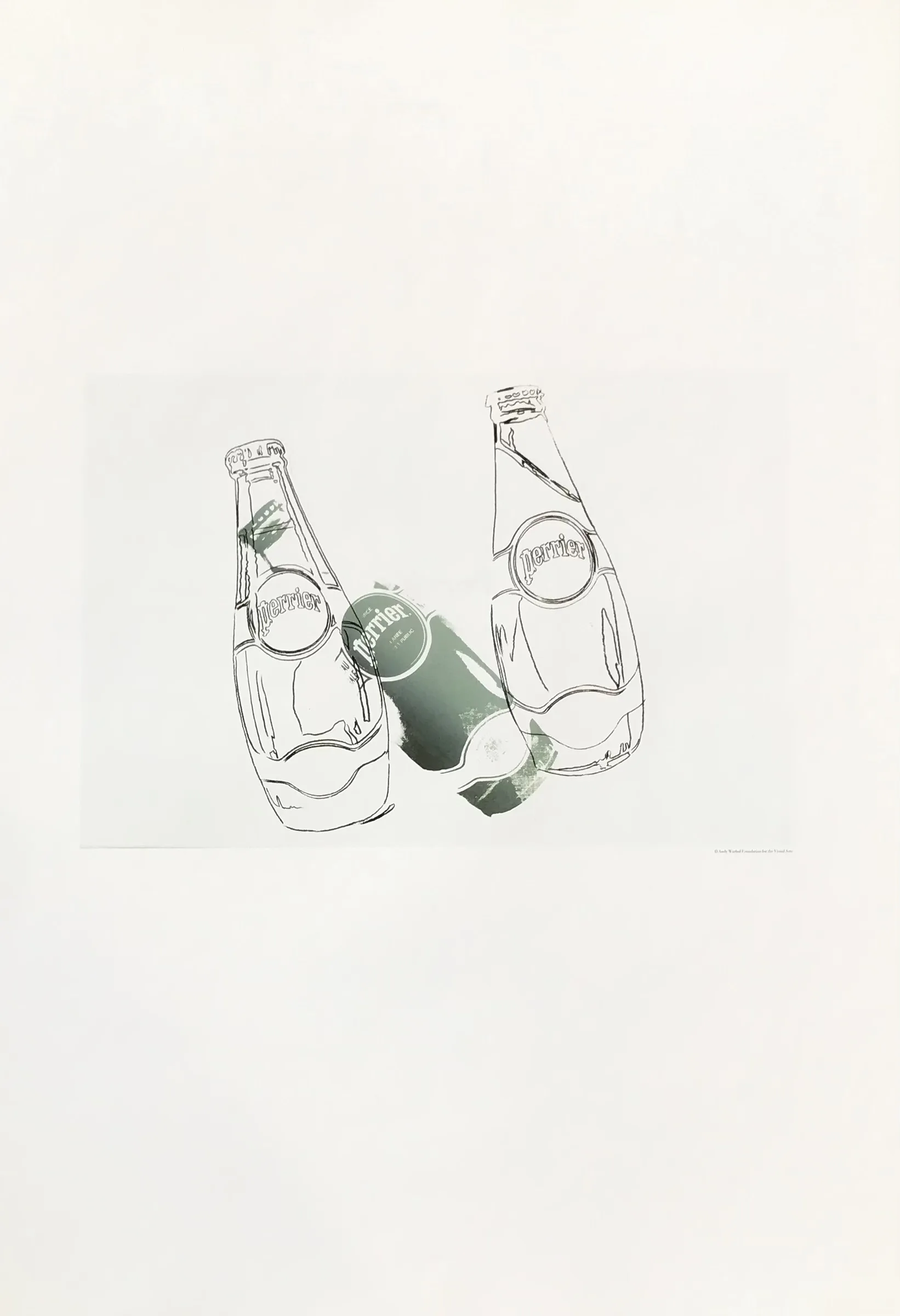 Andy Warhol Perrier 15 Pop art print 1999