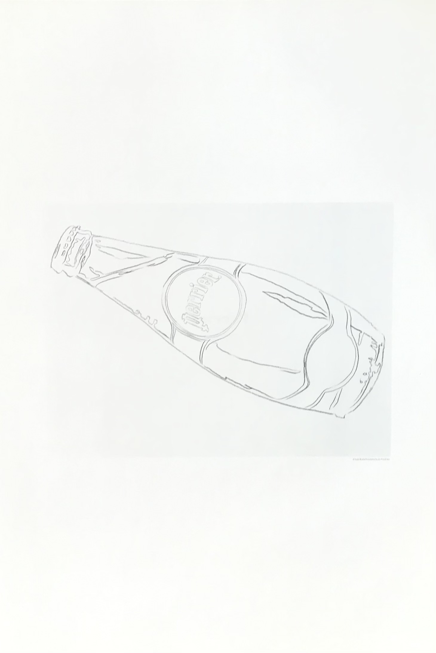 Andy Warhol Perrier 16 Pop art print 1999