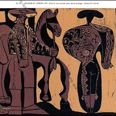 Picasso Picador y Torero Linocut XXe siecle 1978