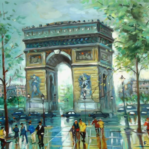 Francois Dubois Arc de Triomphe Signed & numbered Giclee