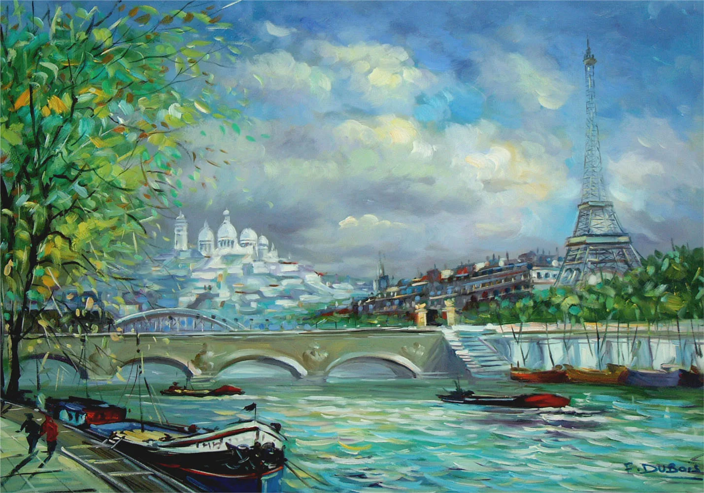 Francois Dubois Vue Panoramique Signed & numbered Giclee