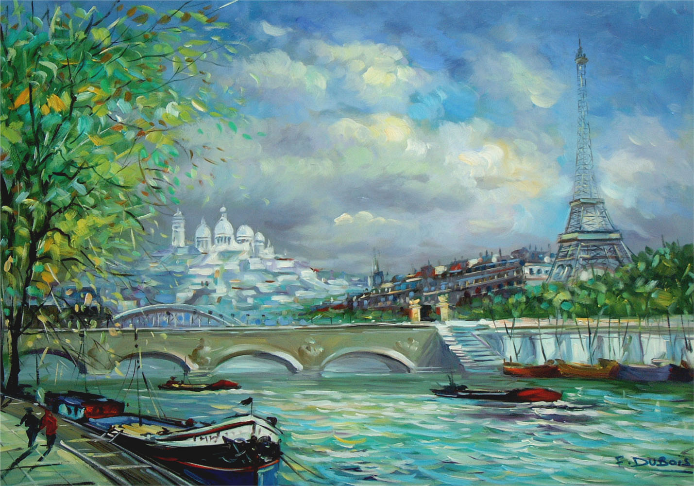 Francois Dubois Vue Panoramique Signed & numbered Giclee