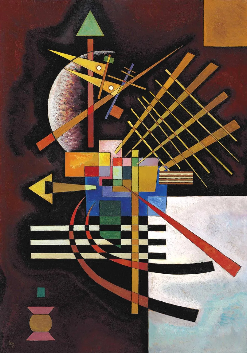 Kandinsky Oben und link Giclee Ltd Edition