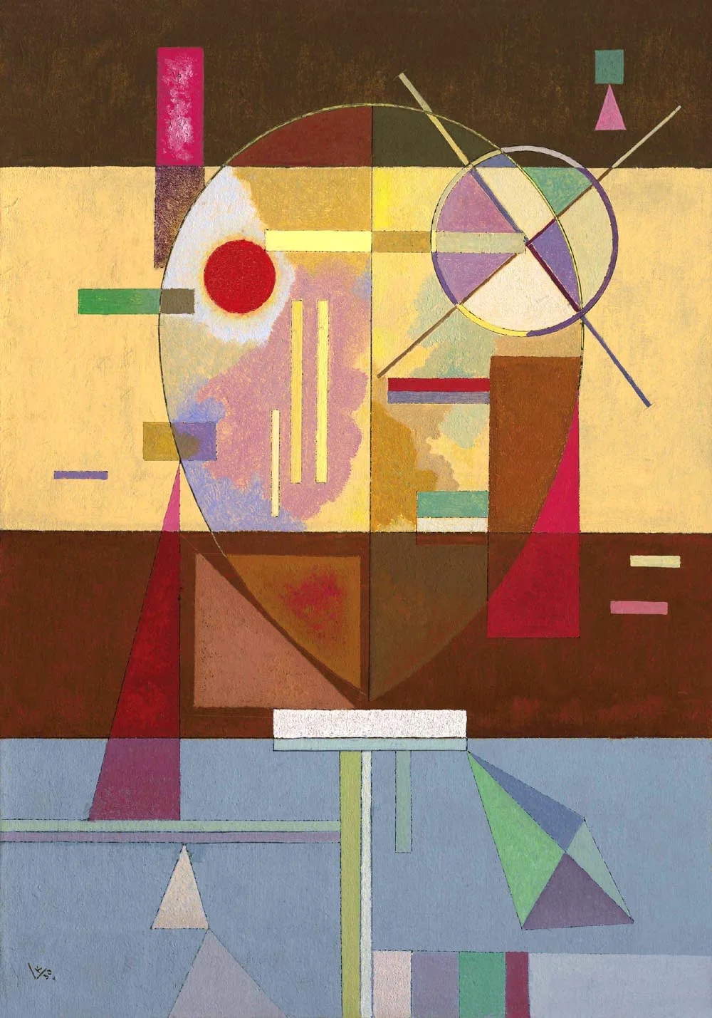 Kandinsky Tension Decomposed Giclee Ltd Edition