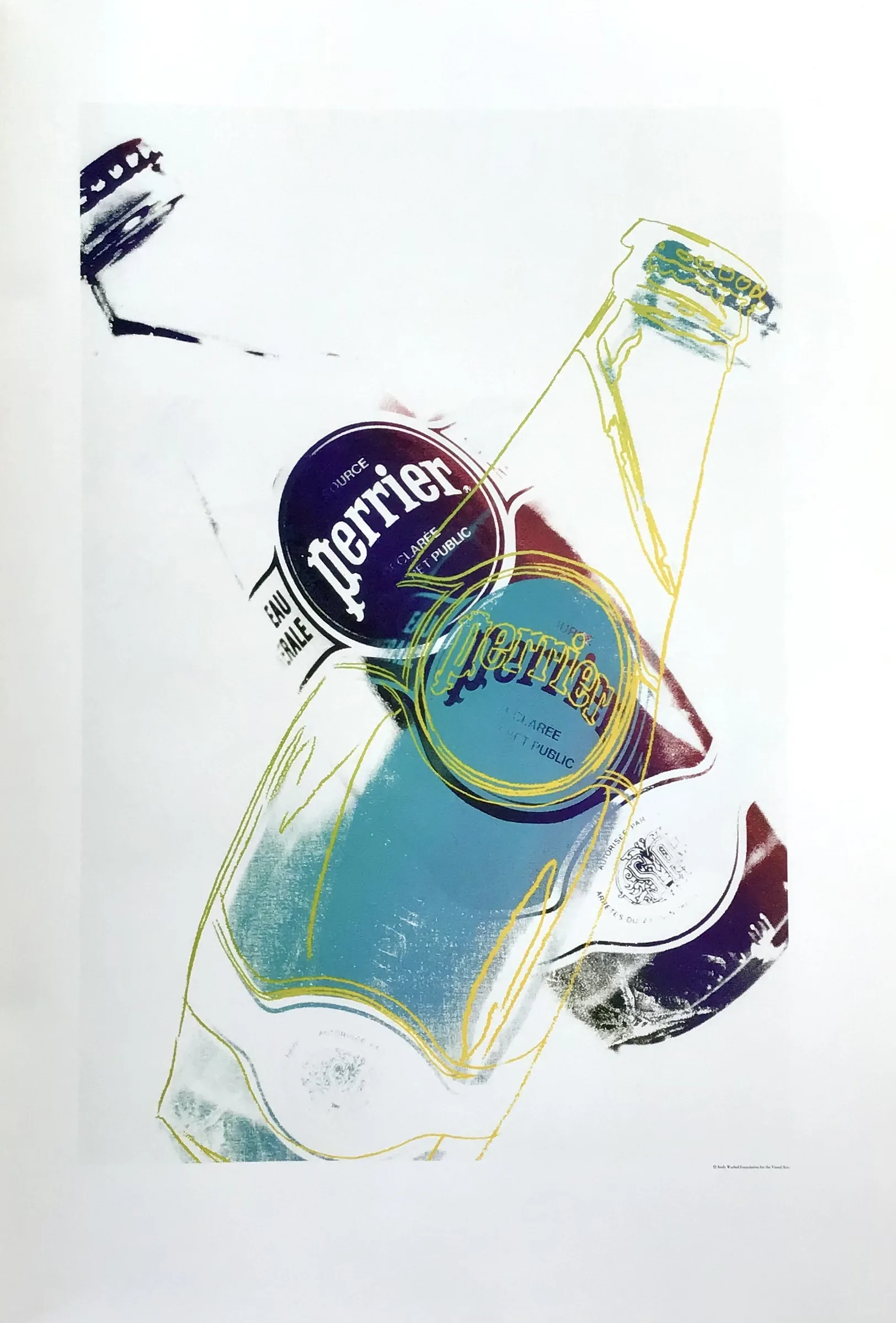 Andy Warhol Perrier 1 Pop art print 1999