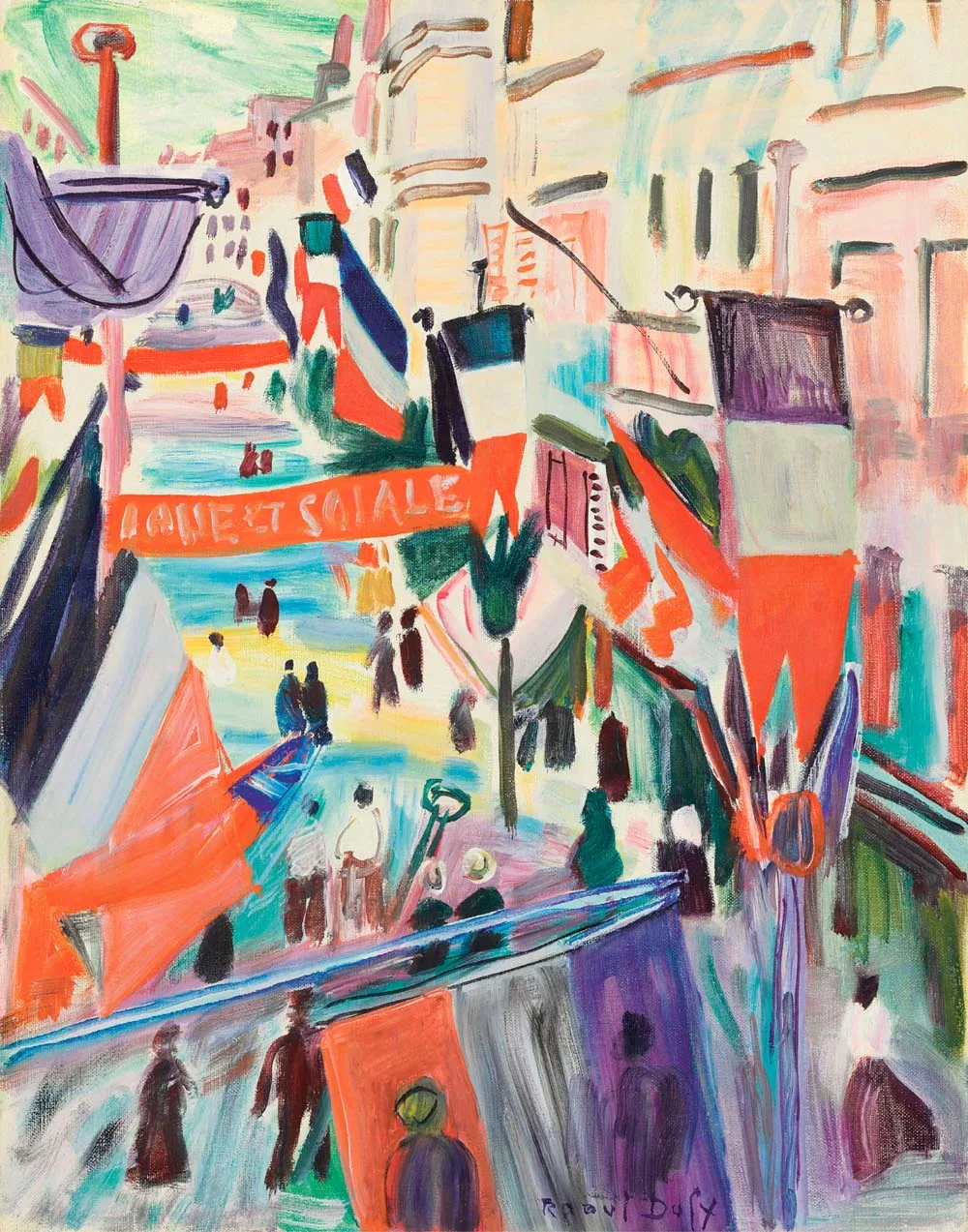 Raoul Dufy 14 Juillet au Havre Giclee Ltd Edition