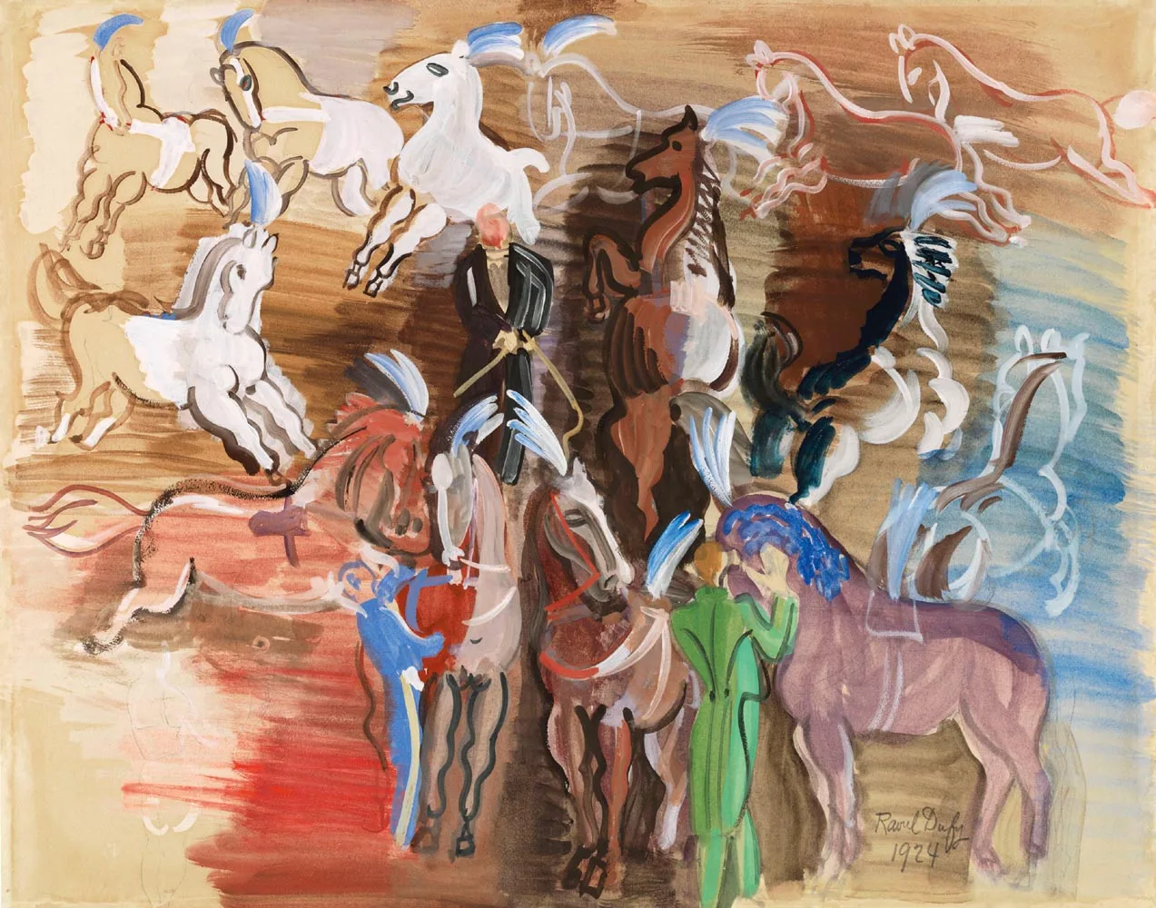 Raoul Dufy Chevaux de Cirque Giclee Ltd Edition